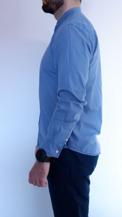 Koszula niebieska c&a męska