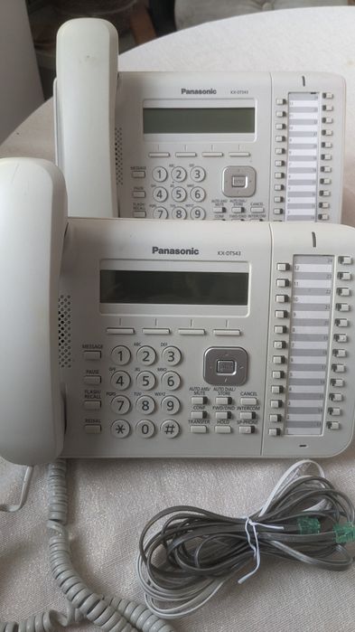 2x Telefony systemowe Panasonic KX-DT543