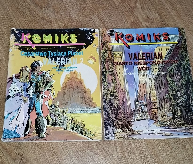 Komiksy Valerian 1990