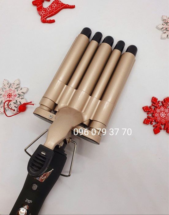 Плойка для волос пять волн Geemy GM-2933 плойка волна 17 мм