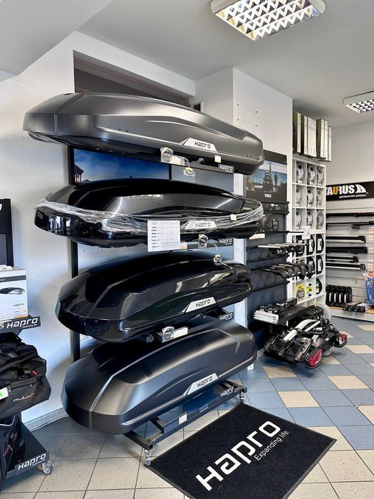 Box dachowy na narty boksy na samochód Taurus Thule Hapro