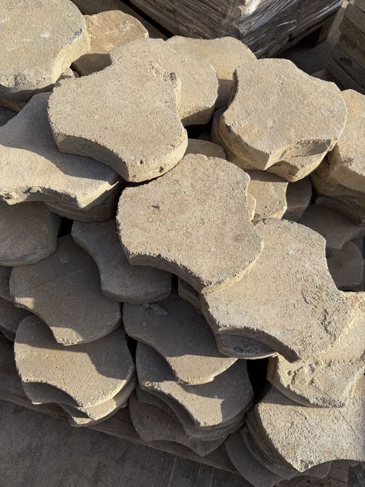 Palete de mosaicos em cimento