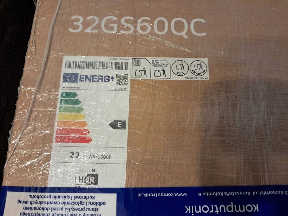 Monitor LG UltraGear 27GS60QC 32''