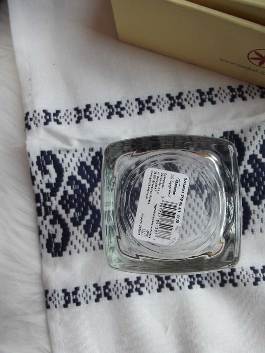 szklanki Galicja + ręczniki kuchenne Euscal Linge