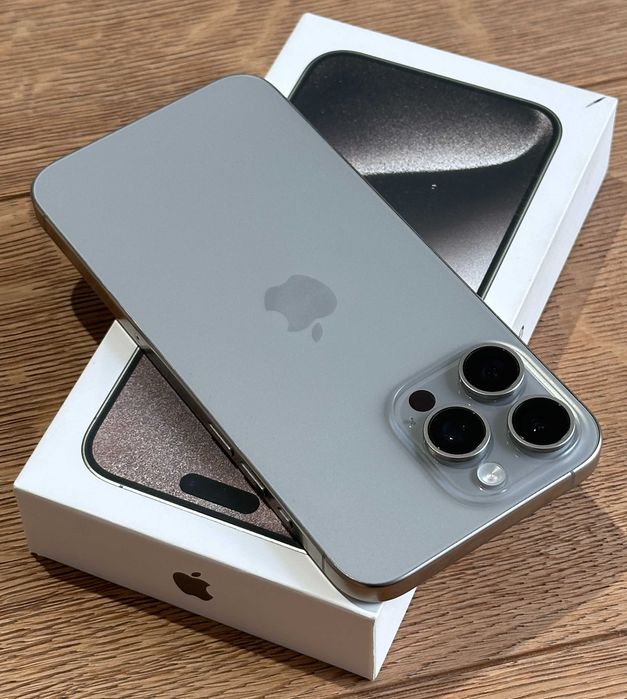  Apple iPhone 15 Pro Max 256GB Natural Titanium Bat. 100% Gwar. ROK