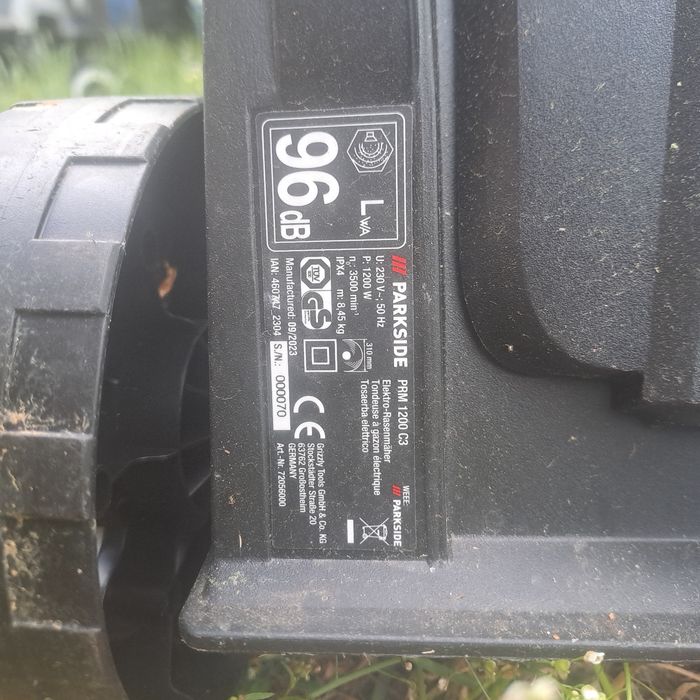 Kosiarka elektryczna parkside  nowa