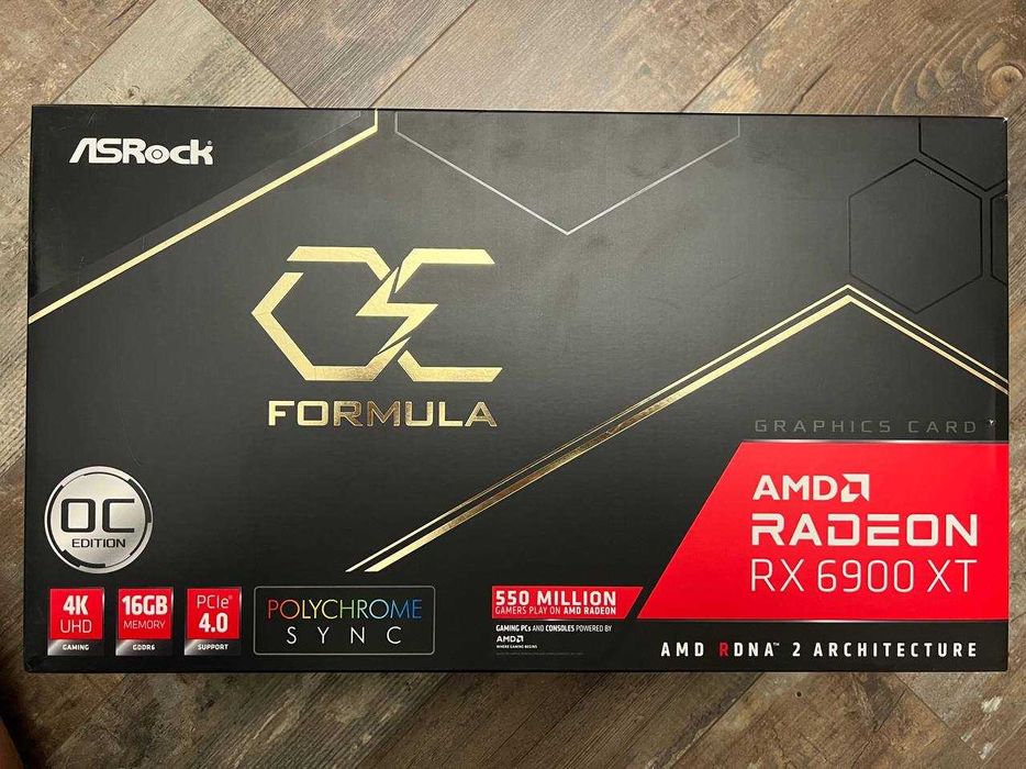 (406$) Элитная видеокарта ASROCK 16Gb RX 6900 XT FORMULA +гар(6800 XT)