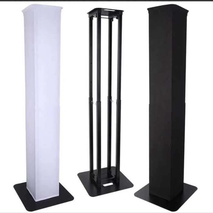 2x Totem tower pod ruchome glowy DNA