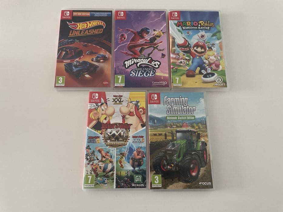Lote de jogos Nintendo Switch
