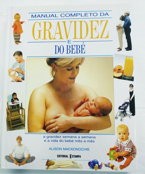 Livro manual da gravidez e do bebé como NOVO