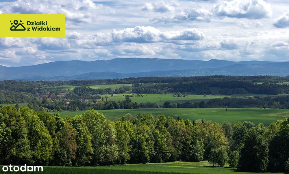 Wojciechów- działka z pięknym widokiem na góry