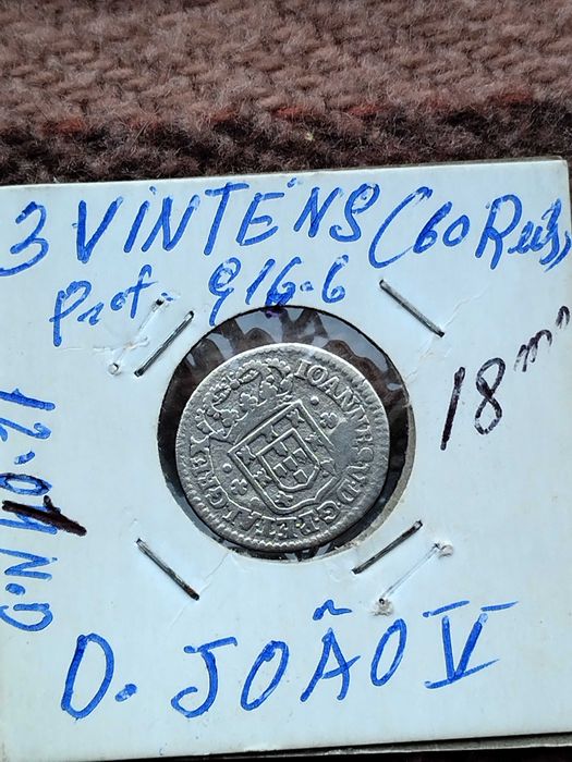 3  MOEDAS EM PRATA D. Pedro V, D. João P. Regente