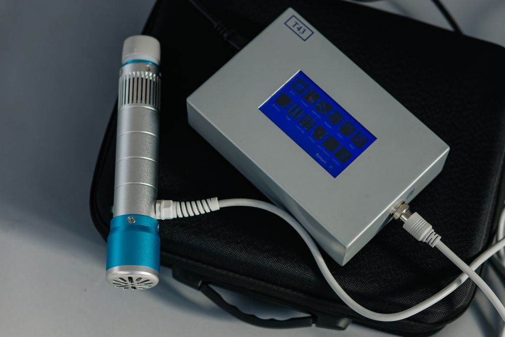 Апарат ударно-хвильової терапії, лікування, зняття болю, самомасаж