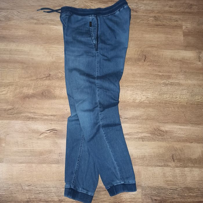 Spodnie joggersy jeansowe H&M rozm.158- 164