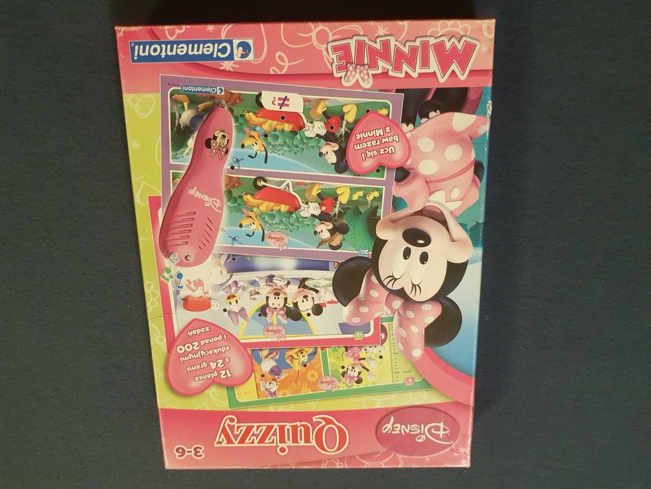Disney Quizzy Minnie gra interaktywna z magicznym pisakiem Clementoni