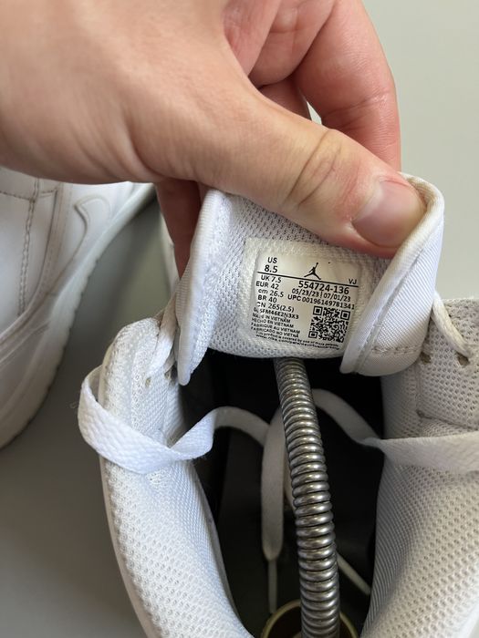 Nike Air Jordan 1 White High Dunk Aura 42(26.5cm)