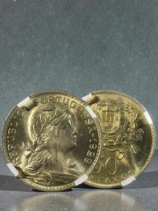 1929 - 50 Centavos GENI MS64