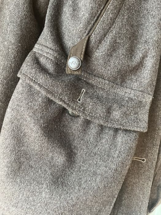 Продам парку шерстяну з натуральною норкою Blaser