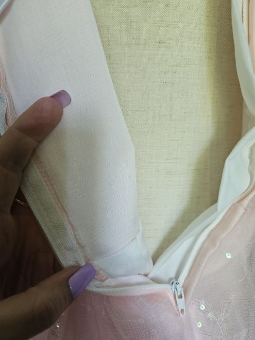 Дитяча рожева пишна довга ошатна святкова сукня нарядное платье