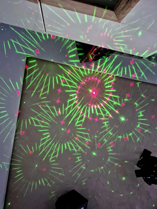 Efekt świetlny Laser RGB pilot. Stan Nowy