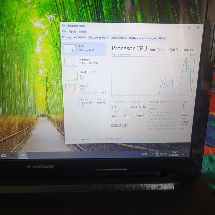 Laptop Lenovo 17,3 i5 SSD