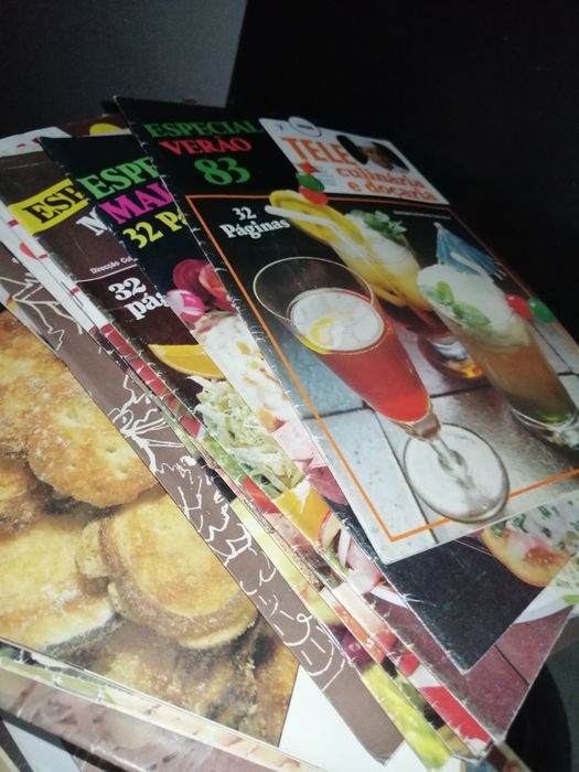Teleculinarias revistas e livros