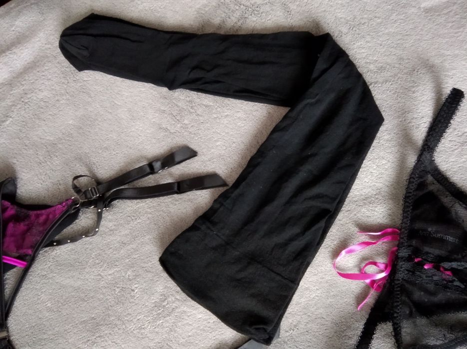 Używ pas pończochy majtki Ann Summers zestaw ero
