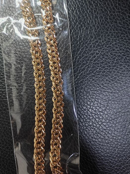 Ланцюг з хрестом з медичного золота