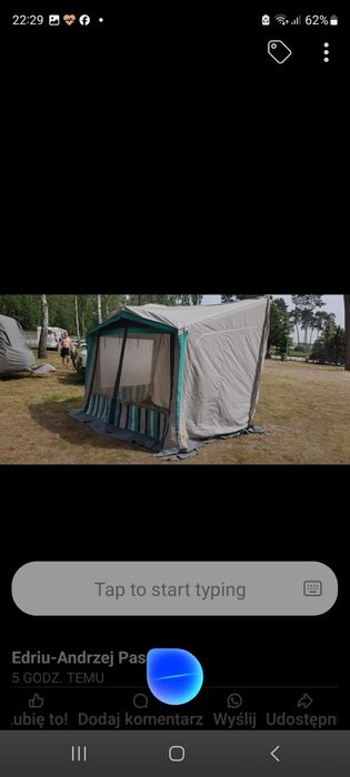 Przedsionek do kampera