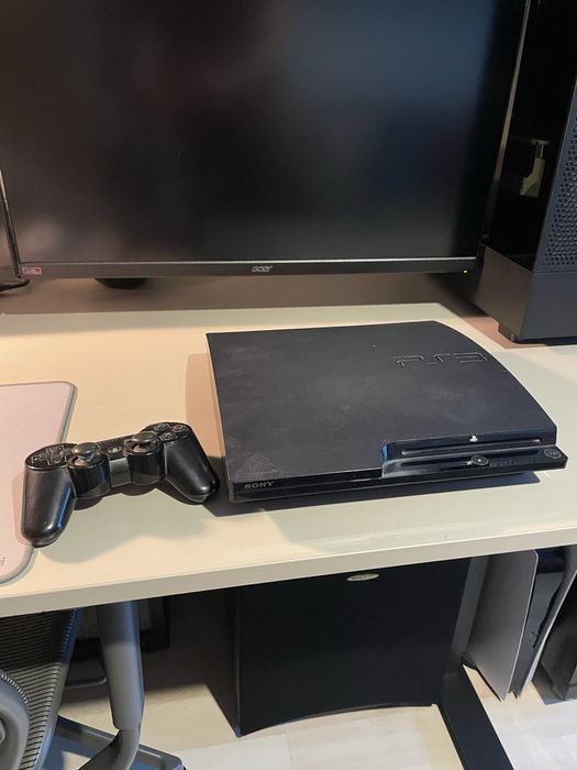 PlayStation 3 Slim 160GB przerobiona + pad