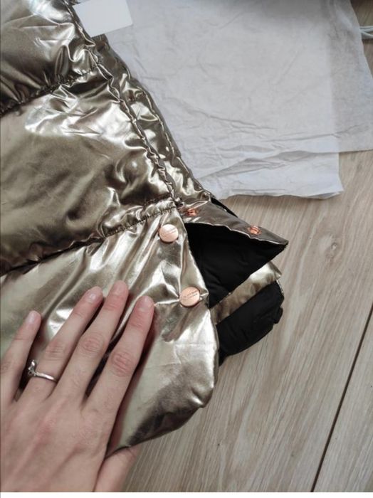 Bezrękawnik Calvin Klein Performance Metallic Gold