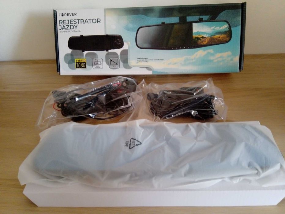 kamera rejestrator jazdy Forever z kamerą cofania full HD 1080