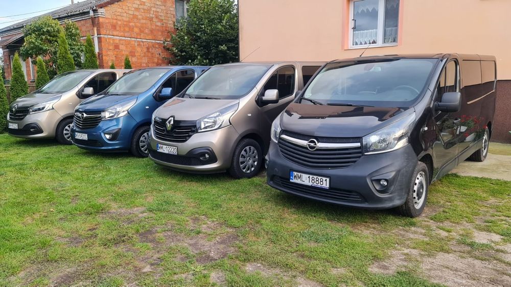 Przewóz osób samochodem osobowym, Busem 9 osobowym, FV VAT, Licencja