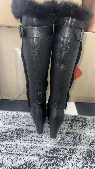 Baldinini Італія оригінал зимові шкіряні чоботи на цигейкі овчині р.37