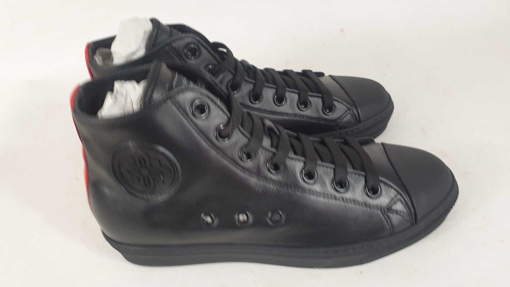 JOHN RICHMOND Skórzane sneakersy wysokie r.38