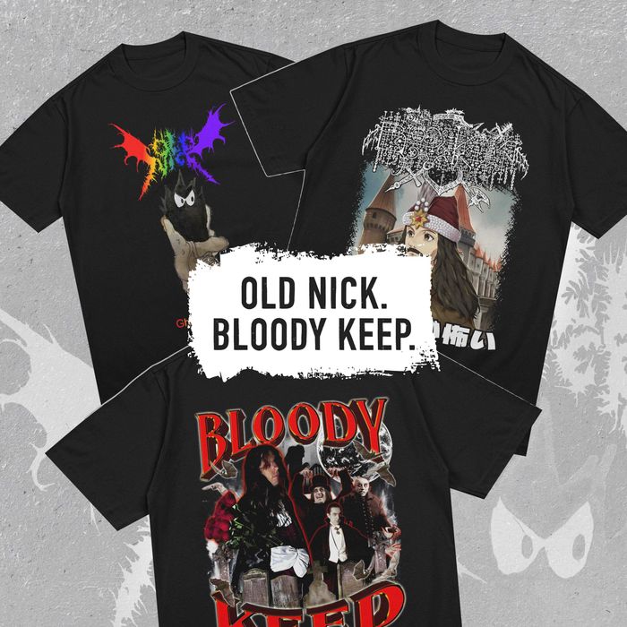 Old Nick merch, Bloody Keep merch, black metal: 800 грн