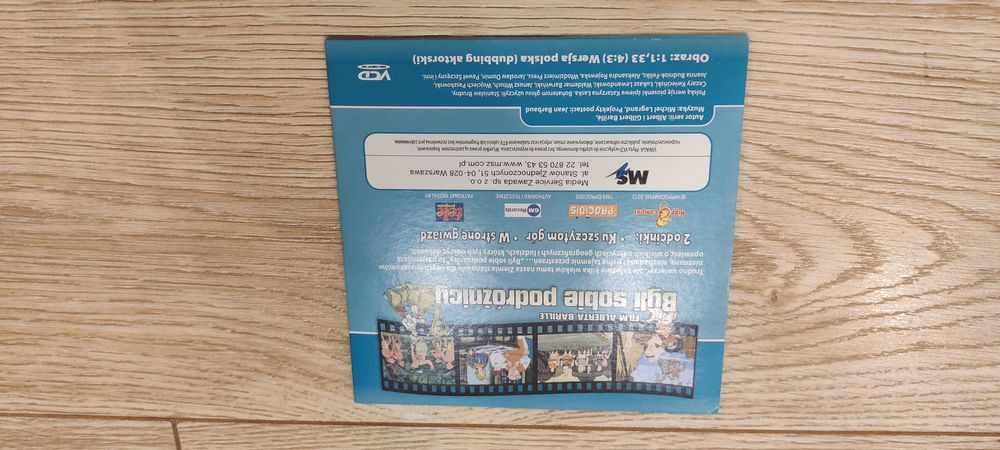 4 szt. Plyty VCD CD DVD Lazy Town Rodzina Pytalskich Geronimo Stilton