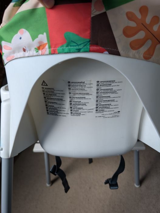 Стільчик ikea для годування + підніжка+м'яка підкладка