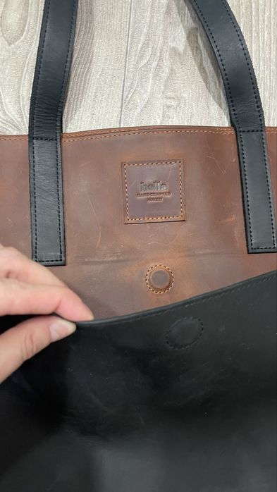 Велика шкірянка сумка