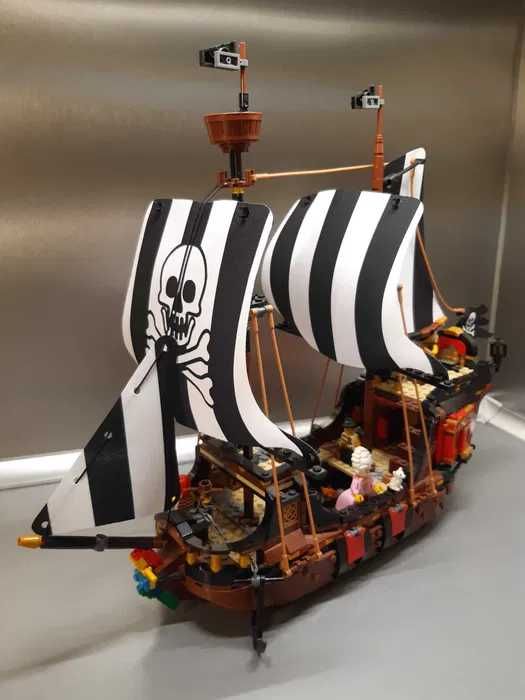 NOWE drukowane żagle jak 6286 Schooner do LEGO 31109 Pirates
