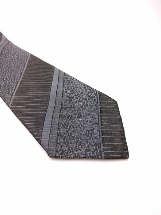 Cerruti 1881 brązowy jedwabny krawat w paski am24