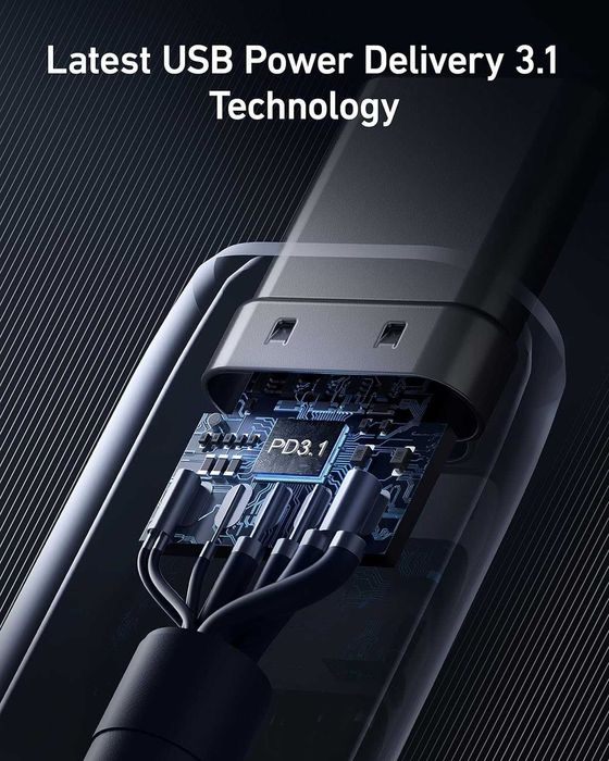 Кабель Anker 765 USB-C to USB-C 240W 1,80м