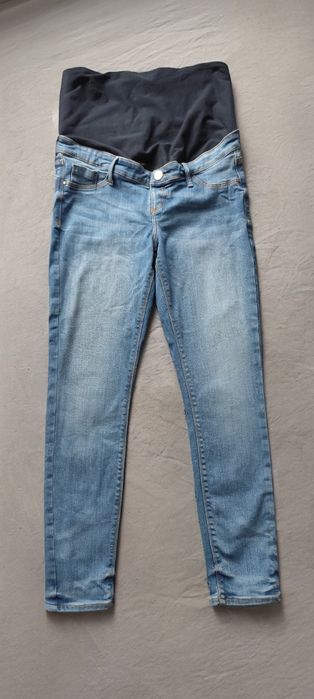Spodnie jeansy ciążowe rurki 40 L