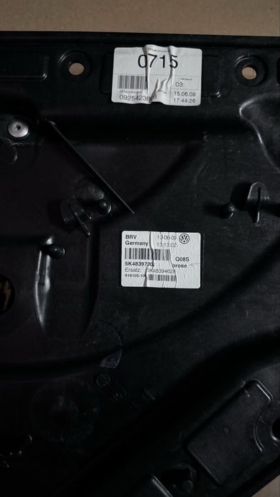 Elevador de vidro de Volkswagen Golf