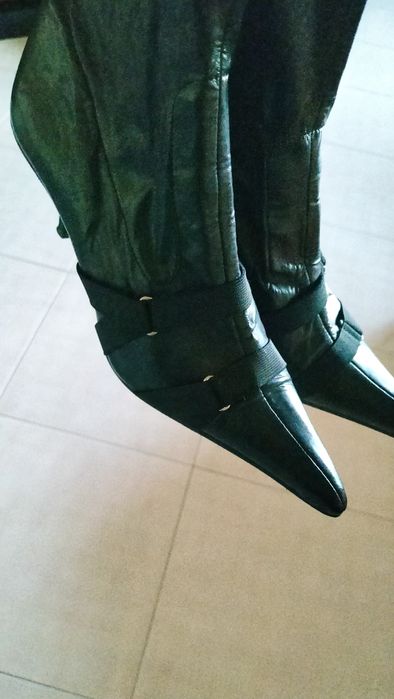 Botas justas empele pretas, n° 37