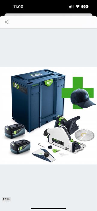 Zagłębiarka festool TSC 55 seria na 100 lat