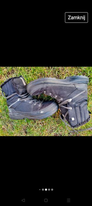 Buty zimowe śniegowce męskie kozaki ciepłe Quechua