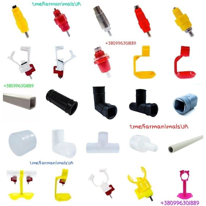 Поїлка з краплевловлювачем під круглу трубу 25 мм для птахів Модуль