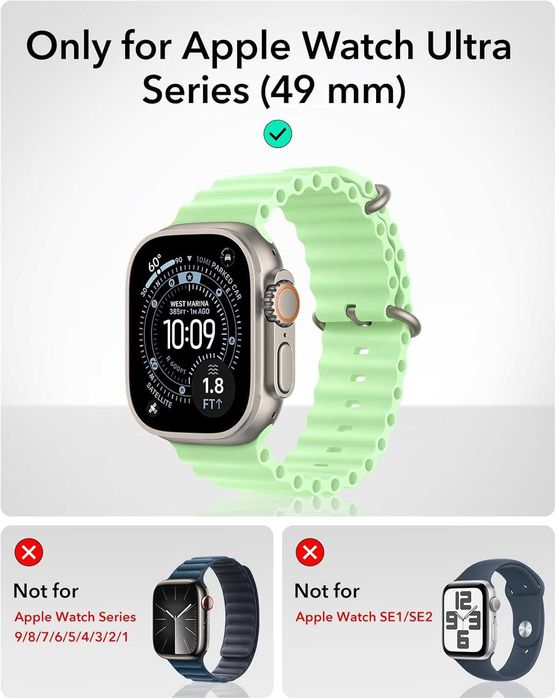 Capa ESR Apple Watch Ultra 1/2/3 (49mm) + 2 Películas Armorite – NOVO