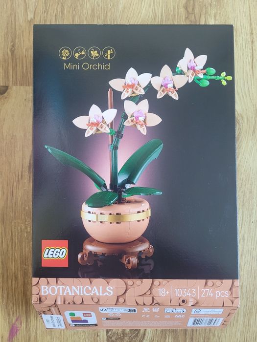 Pudełko po lego Mała orchidea